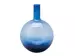Vase Kugelflasche Blau H: 36 cm Edg / Farbe: Blau