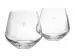 Wasserglas Set à 2 Stk Single Cornflower, Weiss Matt Joop / Farbe: Weiss