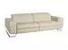 Sofa 8151 Basic Himolla / Farbe: Kreide / Material: Leder Basic
