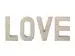 Schriftzug Love, Silber H: 20 cm Gasper
