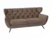 Sofa Sante fe Basic B: 200 cm Candy / Farbe: Elephant / Material: Leder Basic