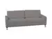 Sofa Interims Basic B: 204 cm Candy / Farbe: Stone / Material: Stoff Basic