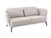 Sofa Pearl B: 190 cm Candy / Farbe: Grau / Bezugsmaterial: Stoff