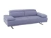 Sofa Monroe 3 Sitzer Hellblau, Microfaser Hellblau, b
