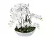 Kunstpflanze Phalaenopsis Keramikschale Oval H: 68 cm Gasper