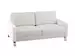 Sofa Interims Basic B: 164 cm Candy / Farbe: Silver / Material: Stoff Basic