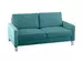 Sofa Interims Basic B: 164 cm Candy / Farbe: Petrol / Material: Stoff Basic