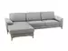 Ecksofa Coventry Basic Candy / Farbe: Silver / Material: Stoff Basic