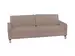Sofa Interims Basic B: 204 cm Candy / Farbe: Asphalt / Material: Leder Basic