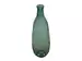 Flasche Glas Hellgrün H: 25 cm Decofinder