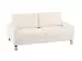 Sofa Interims Basic B: 164 cm Candy / Farbe: Nature / Material: Stoff Basic