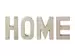 Schriftzug Home, Silber H: 20 cm Gasper