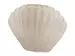 Vase Muschel Sand H: 18 cm Edg