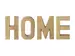 Schriftzug Home, Gold H: 30 cm Gasper