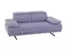 Sofa Monroe 2 Sitzer, Microfaser Hellblau, b 186 cm t