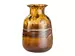 Vase Glasart Noli H: 45 cm Gilde / Farbe: Braun Gelb Orange