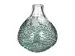 Vase Glas Türkis H: 23 cm Kersten